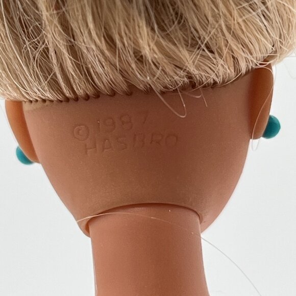 Vintage 1987 Maxie Dolls Lot Hasbro Lookin’ Smart Twist Waist Freckles Blue Eyes - Picture 13 of 16